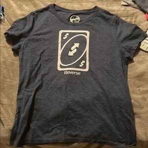 Mattel Dark Blue Reverse Graphic T-Shirt